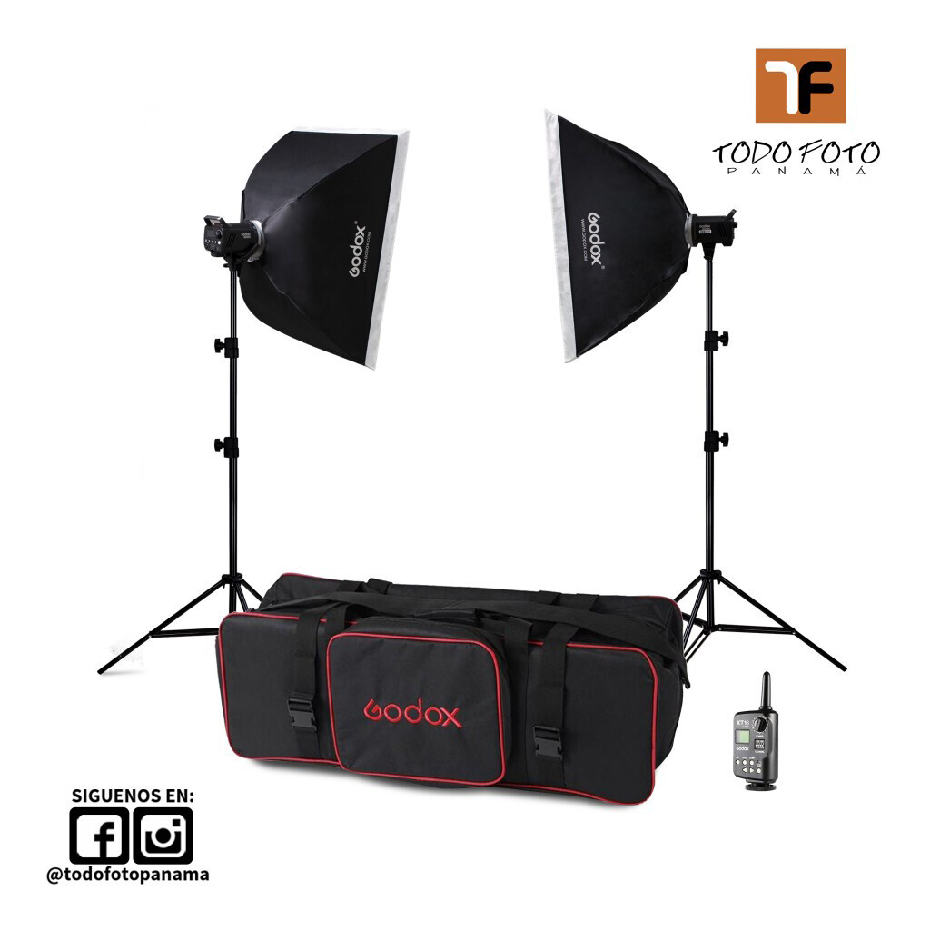 Todo Foto Panamá, Godox sl-60w luz led de vídeo, soporte y softbox sl-60wkit